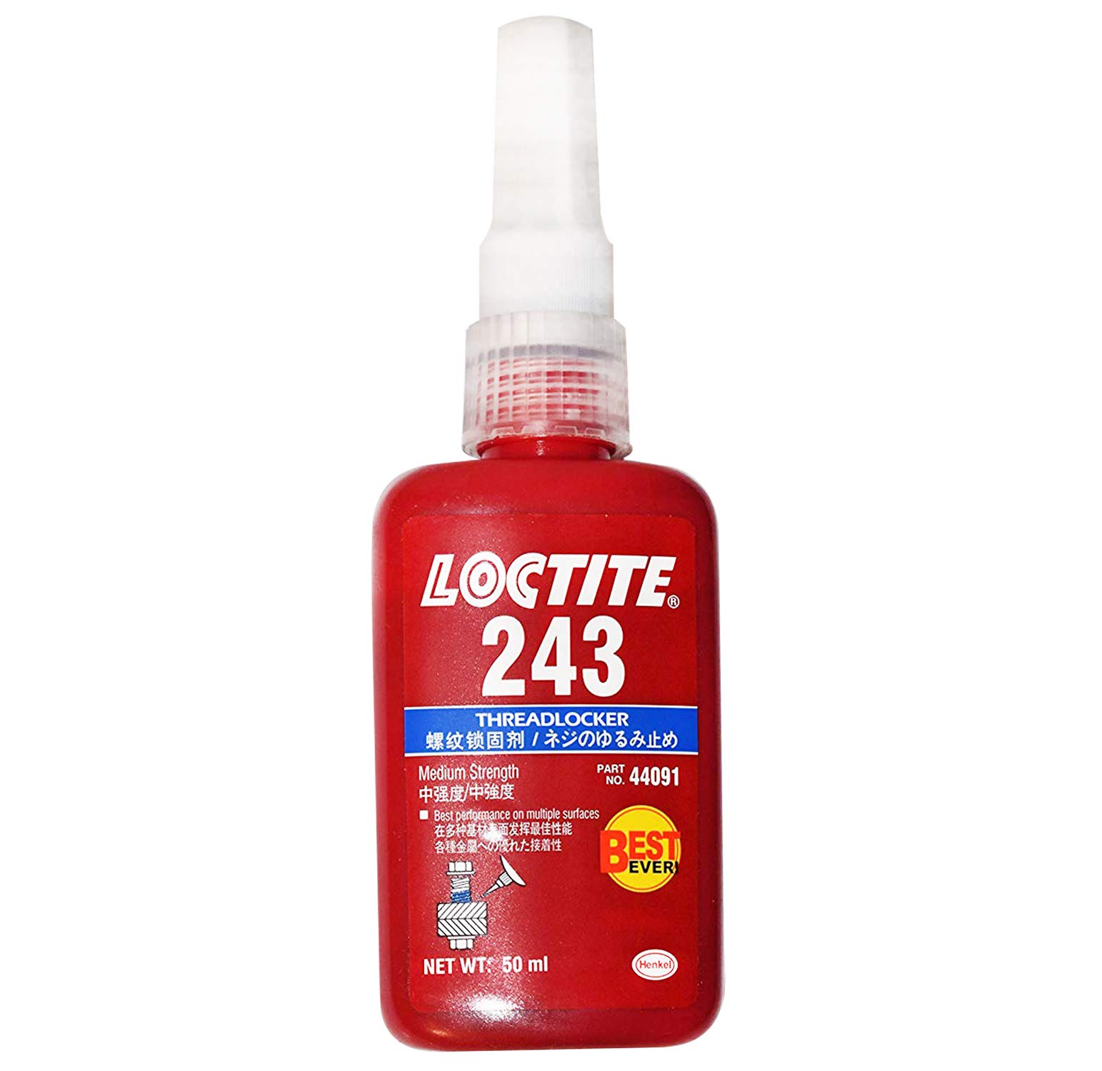 Amazon.com: Loctite 243 Threadlocker Blue Liquid 50 ml Bottle